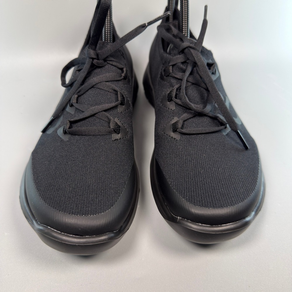 Oofos OOmg Sport Low LS Women 8.5 8 1/2 Recovery Shoe Lace Slip On Sneaker Black - Picture 3 of 16